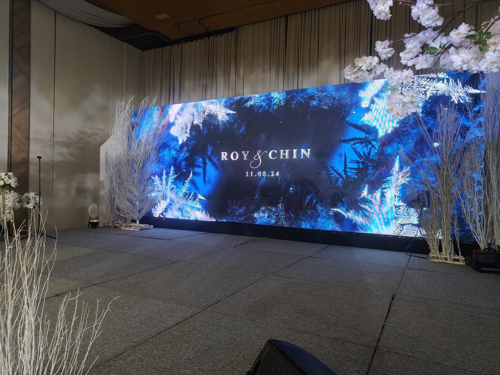 LED wall and event stage display